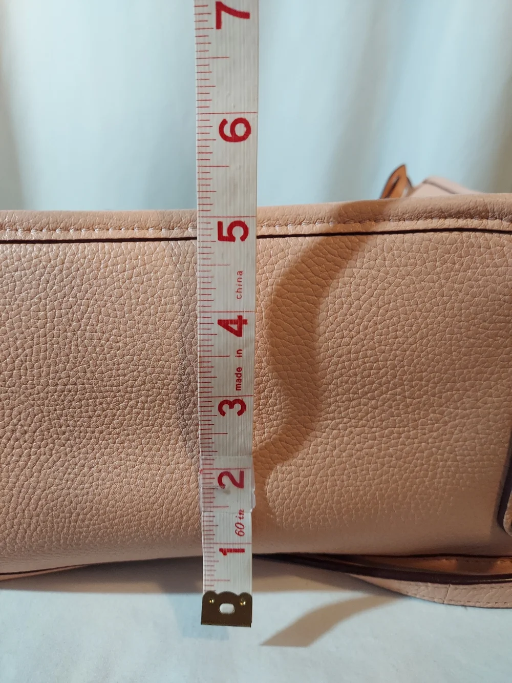 Coach Tyler Carryall Leather Tote Shoulder Bag Blush Pink Peach